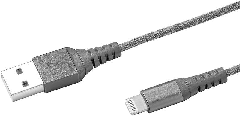 Celly Nylon USB A - Lightning 1m