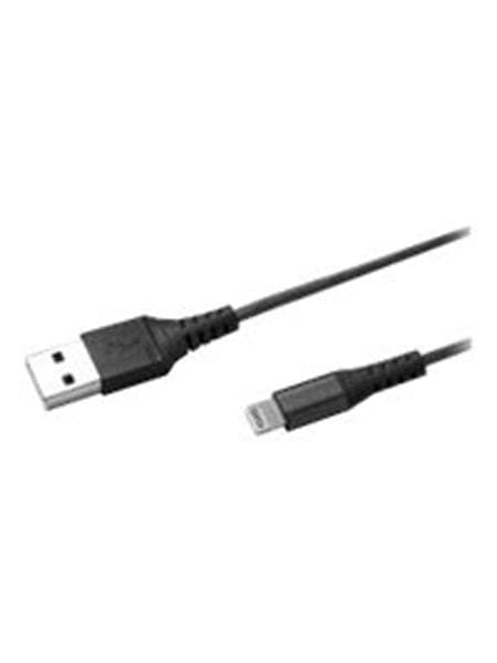 Celly Nylon USB A - Lightning 0,25m