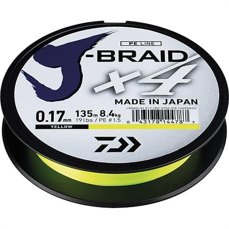 Daiwa J-Braid X4 0.13mm 135m