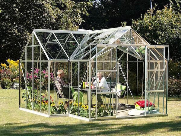 Vitavia Sirius 13000 Växthus Med Sockel 13m² (Aluminium/Glas)