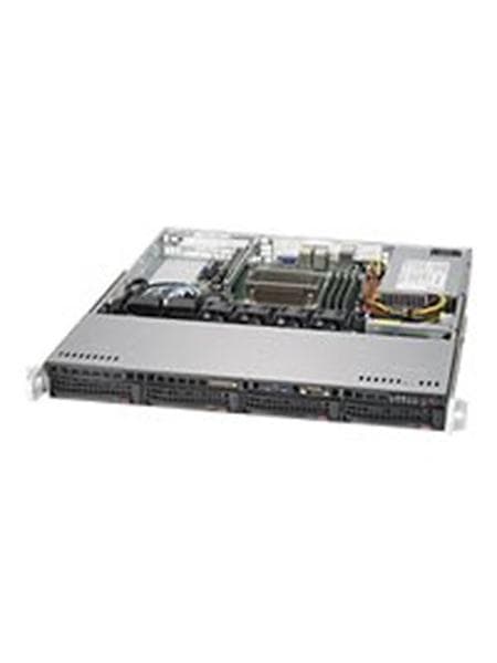 Supermicro SC813MFTQC-350CB2 350W (Silver/Svart)