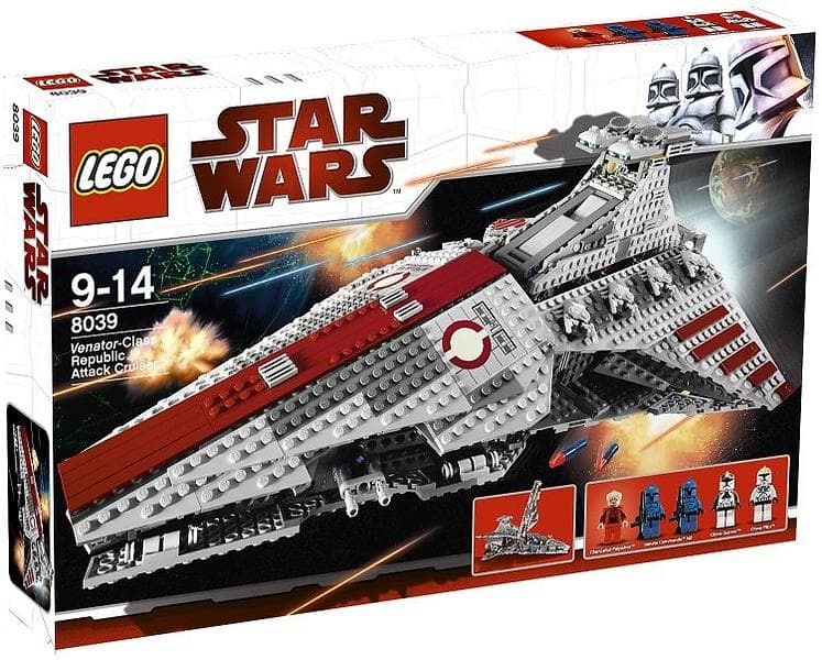 LEGO Star Wars 8039 Venator-Class Republic Attack Cruiser