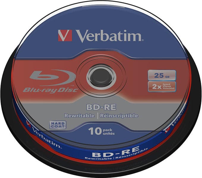 Verbatim BD-RE 25GB 2x 10-pack Spindel