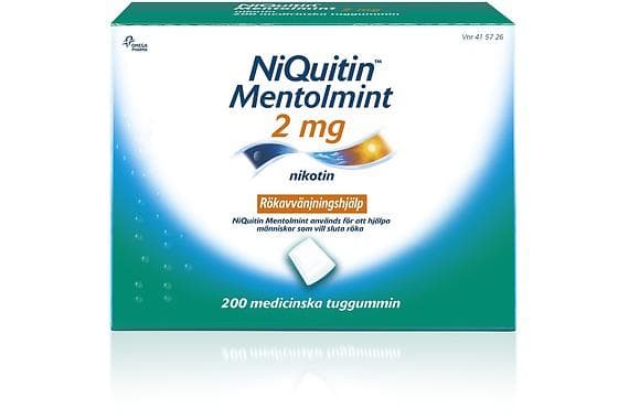 NiQuitin Medicinskt Tuggummi Mentolmint 2mg 200st