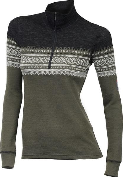 Aclima Designwool Marius Mock Neck LS Shirt Half Zip (Dam)