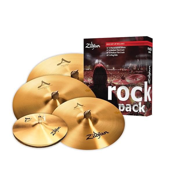 Zildjian A Rock Music Pack (14/17/19/20)