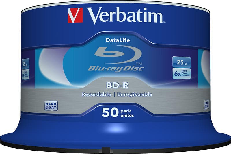 Verbatim BD-R 25GB 6x 50-pack Spindel