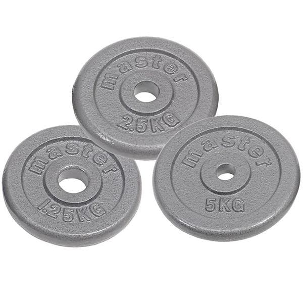 Master Fitness Skolvikter 25mm 15kg