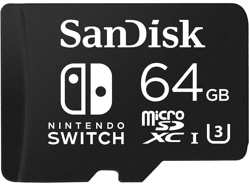 SanDisk Nintendo Switch microSDXC Class 10 UHS-I U3 100/60MB/s 64GB