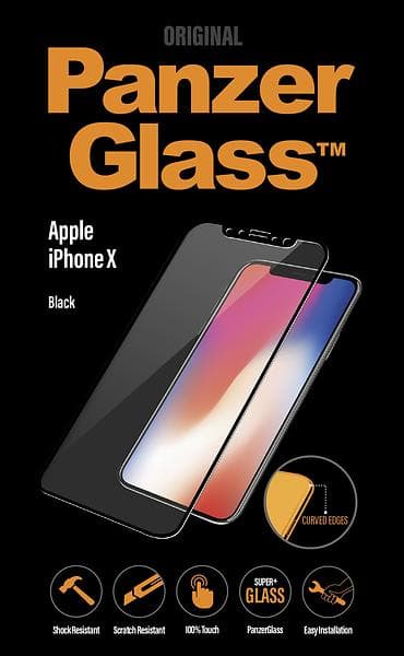 PanzerGlass™ Curved Edges Screen Protector for iPhone X/XS