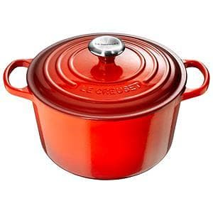 Le Creuset Gjutjärnsgryta Rund 26cm 6,3L (Metallknopp)