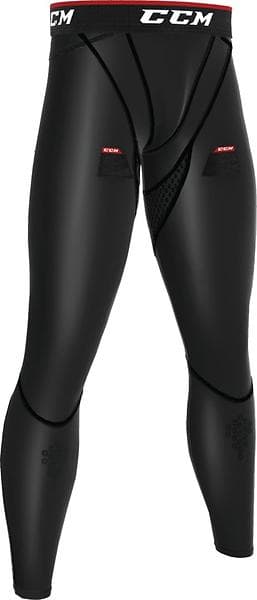 CCM Jock Compression Long Pants (Jr)