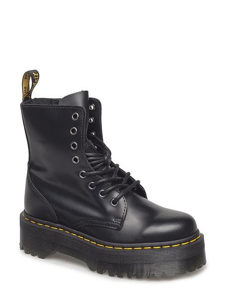 Dr. Martens Svarta Jadon Hi Platform Stövlar Black, Dam