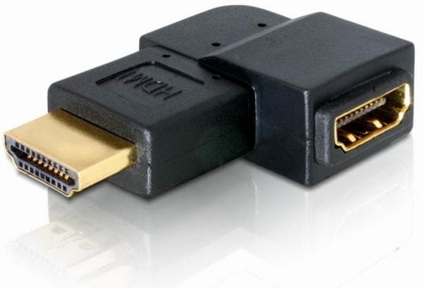 DeLock HDMI - HDMI M-F Adapter 90° Left
