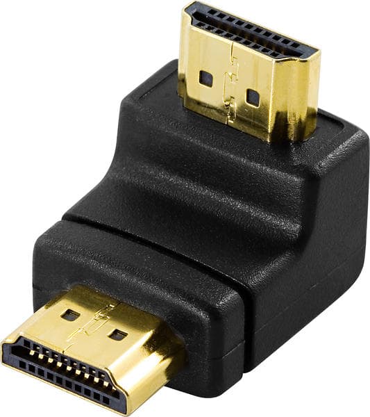 DeLock HDMI - HDMI M-M Adapter 90° Down