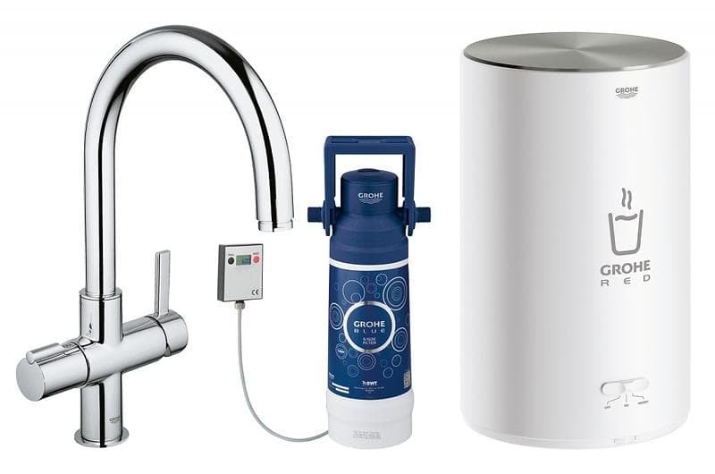 Grohe Red Basic Duo Köksblandare 30320000 (Krom)