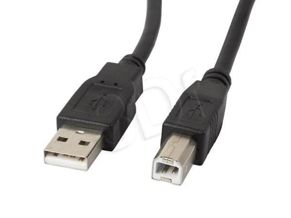 Lanberg Ferrite USB A - USB B 2.0 1,8m