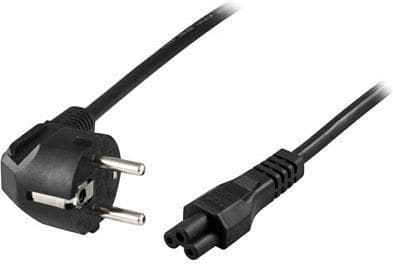 Deltaco CEE 7/7 (angled) - IEC C5 5m