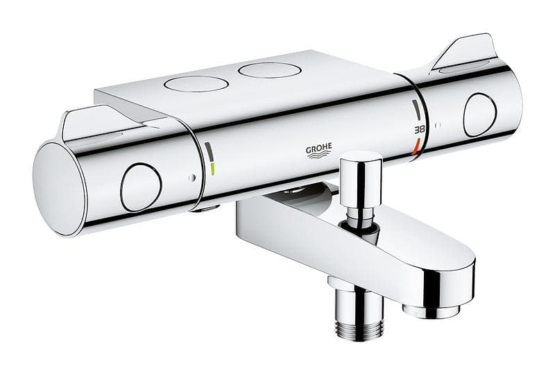 Grohe Grohtherm 800 Badkarsblandare 34708000 (Krom)