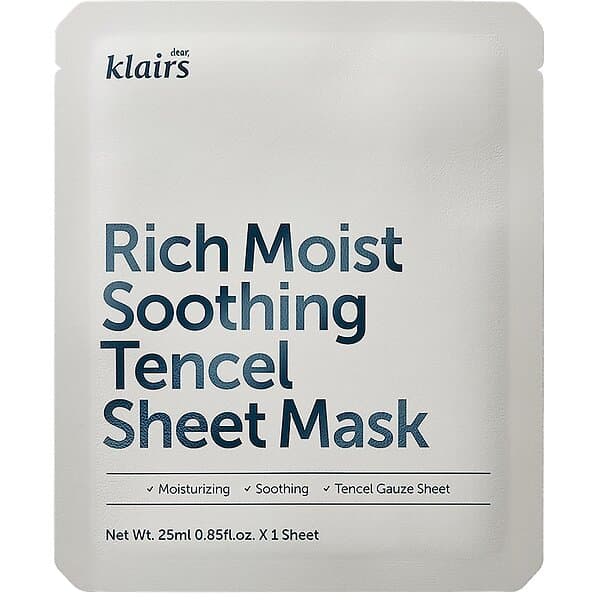 Klairs Rich Moist Soothing Tencel Sheet Mask 25ml