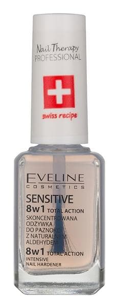 Eveline Cosmetics 8in1 Sensitive Total Action Nail Hardener 12ml