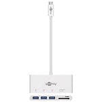 Goobay USB-C Card Reader for microSD/SD with USB Hub (62097)