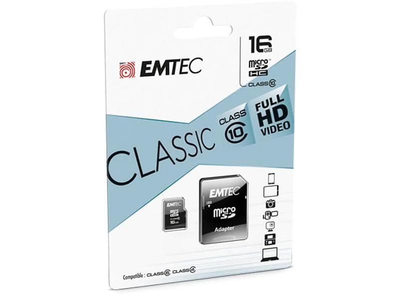EMTEC Classic microSDHC Class 10 16GB