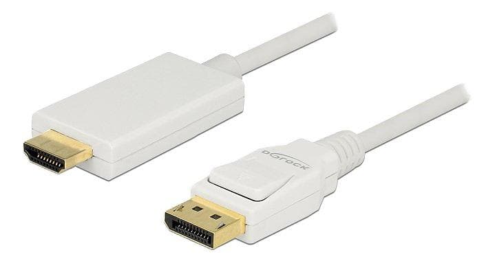 DeLock HDMI High Speed - DisplayPort (with latches) 5m