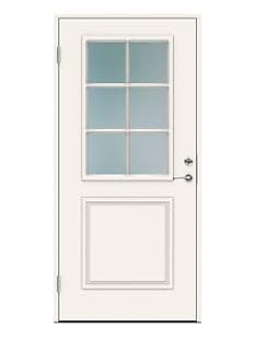Swedoor Jeld-Wen Ytterdörr Smetana Glas 10x21