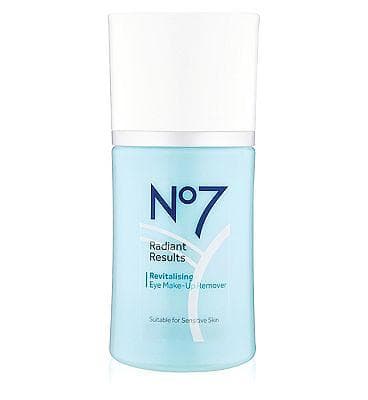 Boots No7 Radiant Results Revitalizing Eye Make-Up Remover 100ml