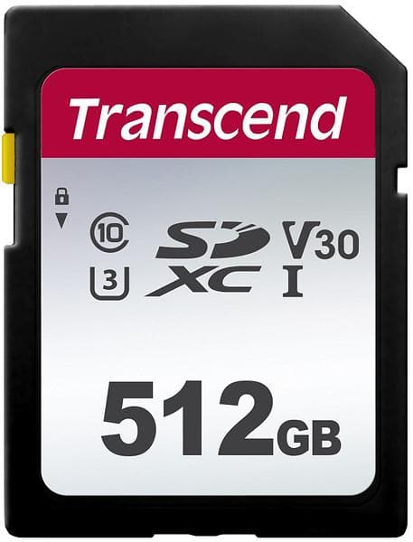 Transcend 300S SDXC Class 10 UHS-I U3 V30 512GB