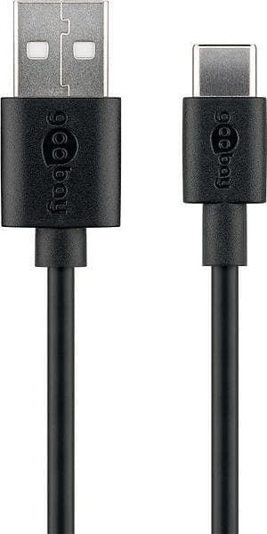 Goobay USB A - USB C 2.0 0,1m