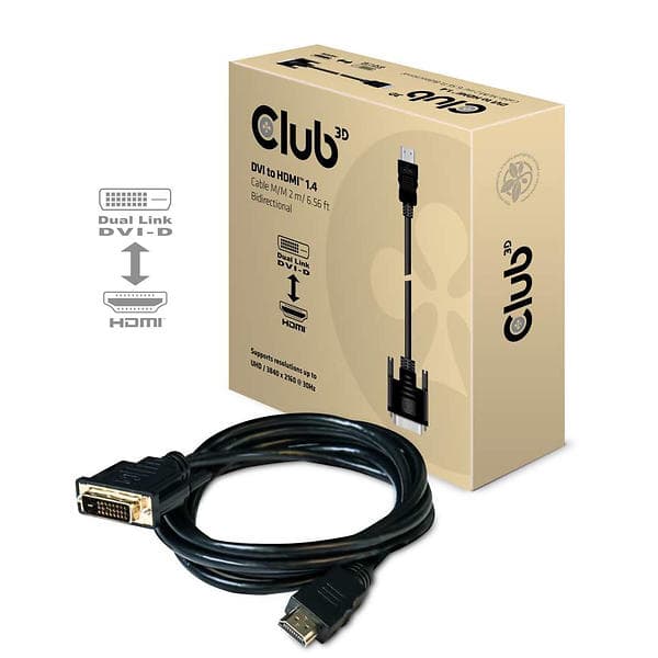 Club 3D HDMI - DVI-D Dual Link 2m