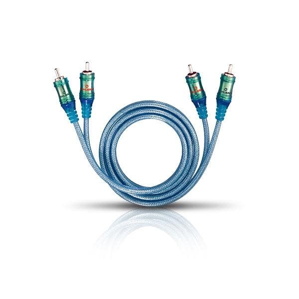 Oehlbach NF Set ICE BLUE 2RCA - 2RCA 1m