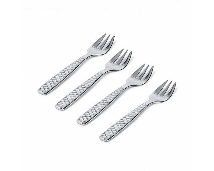 Alessi Colombina Fish Ostrongaffel 140mm 4-pack