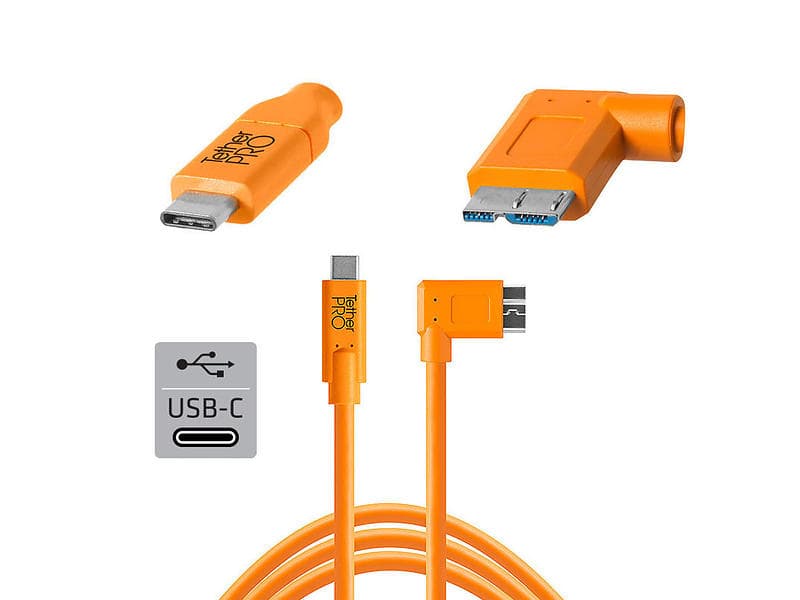 Tether Tools TetherPro USB C - USB Micro-B (angled) 3.0 4,6m