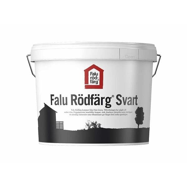 Falu Rödfärg Original Svart 10L