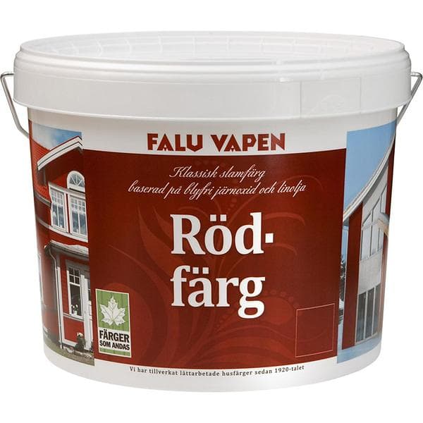 Falu Vapen Slamfärg Röd 10L