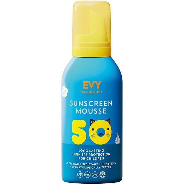 Evy Technology Sunscreen Mousse For Kids SPF50 150ml