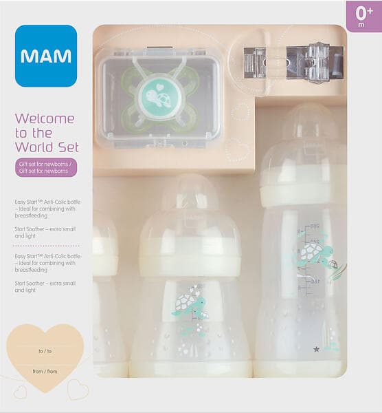 Mam Welcome To The World Newborn Babies Gift Set 3-pack