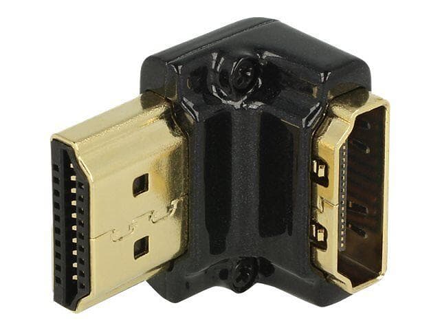 DeLock HDMI - HDMI F-M 4K Adapter 90° Down