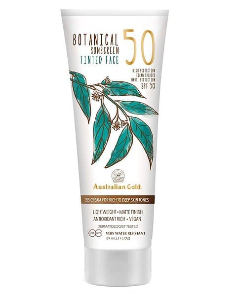 Australian Gold Botanical Sunscreen Face Tinted Lotion SPF50 88ml
