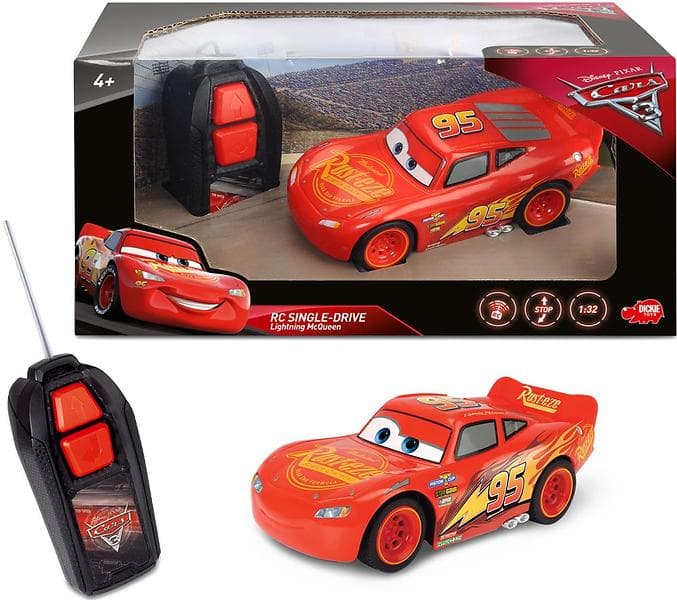 Dickie Toys Cars 3 Single-drive Lightning Mcqueen RTR