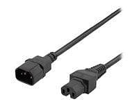 Deltaco IEC C14 - IEC C15 3m