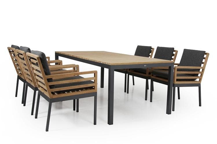 Brafab Grupp Zalongo 200x100cm (inkl. 6st Karmstolar)
