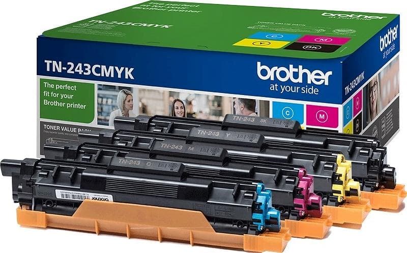 Brother TN-243 (Svart/Cyan/Magenta/Gul)