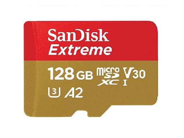 SanDisk Extreme microSDXC Class 10 UHS-I U3 V30 A2 160/90MB/s 128GB