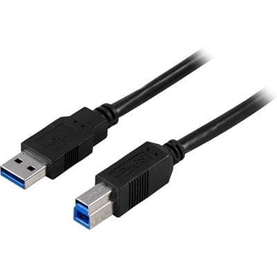 Deltaco USB A - USB B 3.0 3m