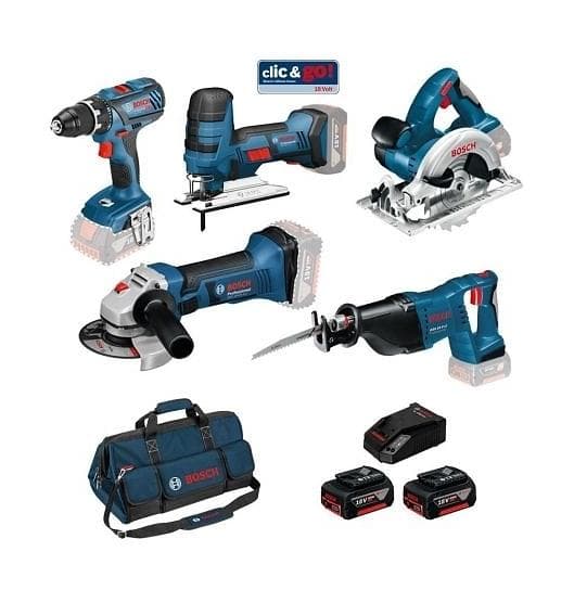 Bosch Professional 18V GSR/GST/GWS/GKS/GSA (3x4,0Ah)