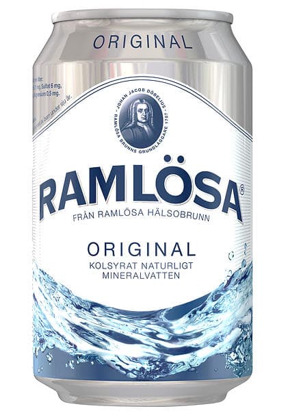 Ramlösa Original Naturell Burk 0,33l 24-pack